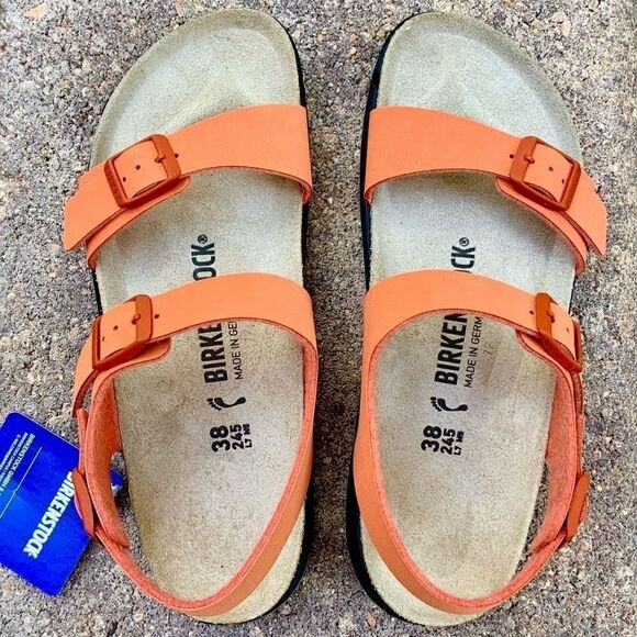 BIRKENSTOCK SONORA CROSSTOWN SANDAL FADED BRICK LEATHER DAD OUTDOOR HIKING - Picture 8 of 14